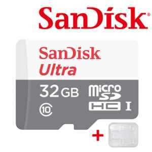 샌디스크 외장메모리 마이크로SD카드 32GB+보관케이스