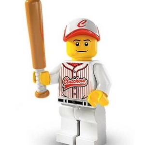 레고 8803 미니피규어 시리즈3 16번 야구 선수