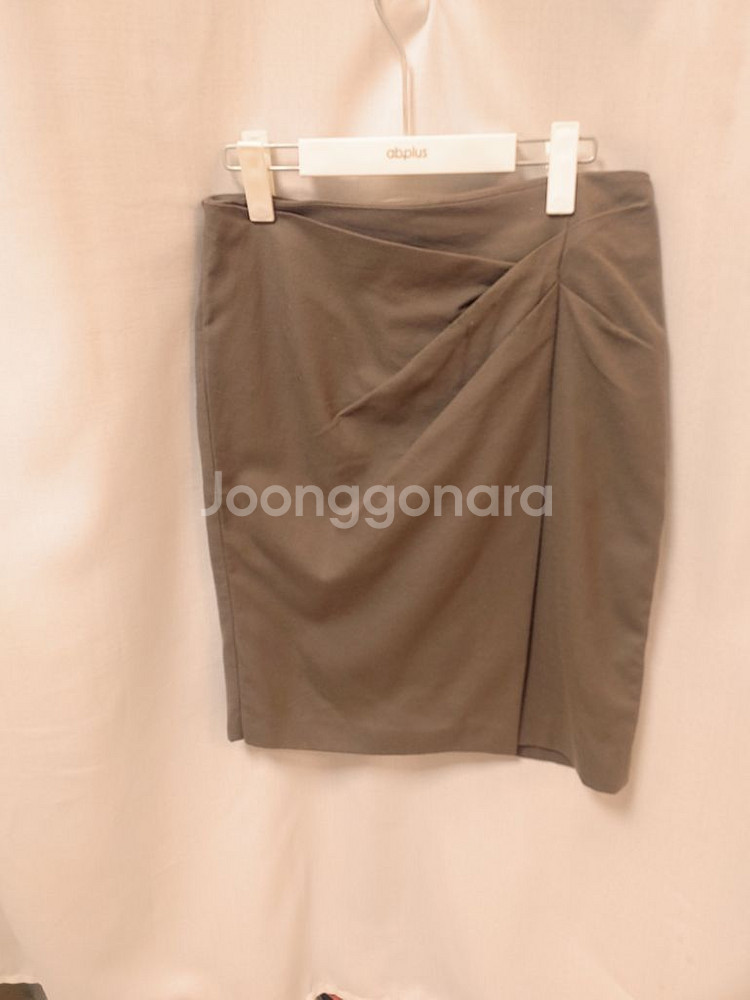여자 크레송 가을 모직 정장 치마--3