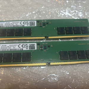 삼성램 ddr5 4800 16gb x 2 팝니다.