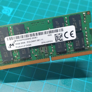 마이크론 DDR4 노트북 메모리 16GB 2400T