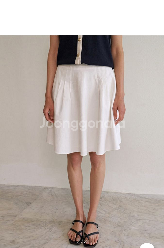 LO61 Belle Flare Skirt 새상품--0