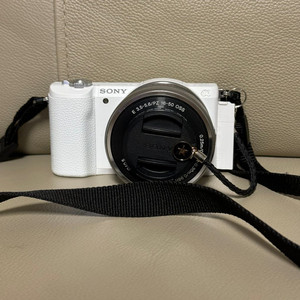 소니 a5100 화이트 (카메라가방, 카메라, SD카드