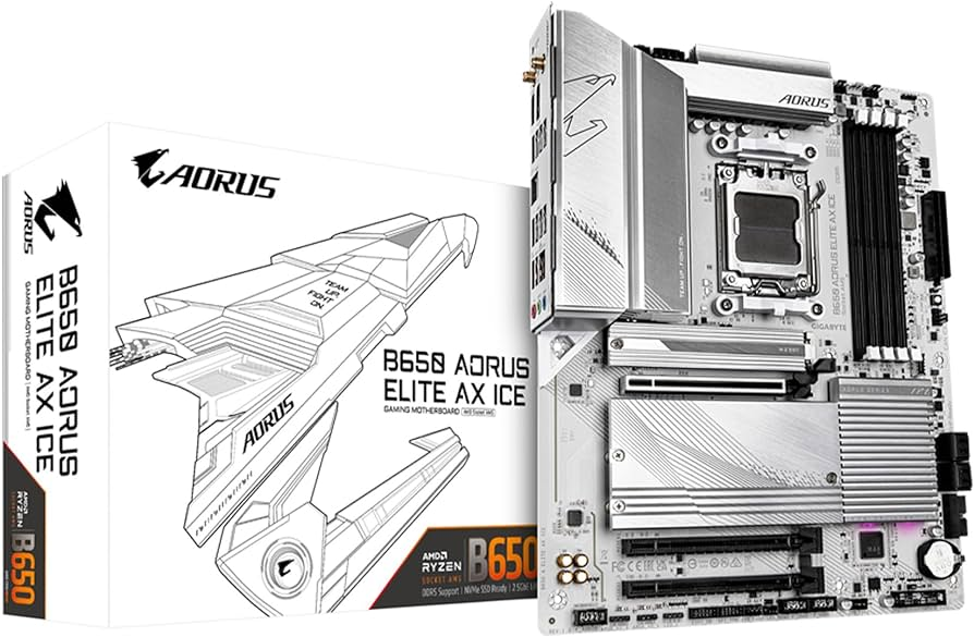 (미개봉) b650 aorus elite ax ice