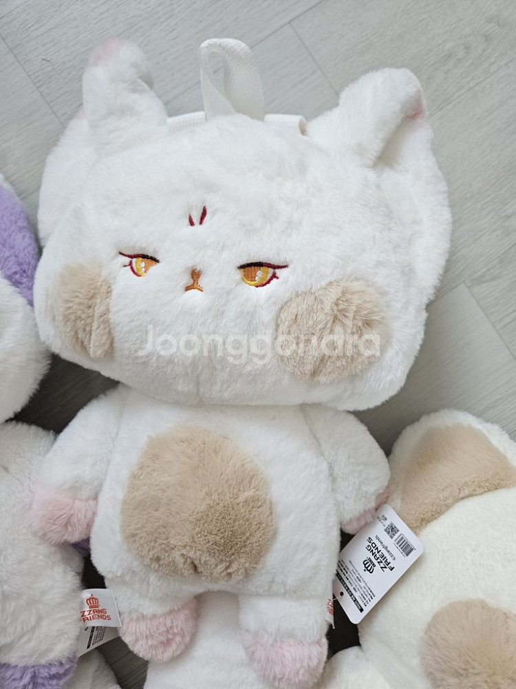 볼큰 여우&고양이 인형 백팩 인형--3