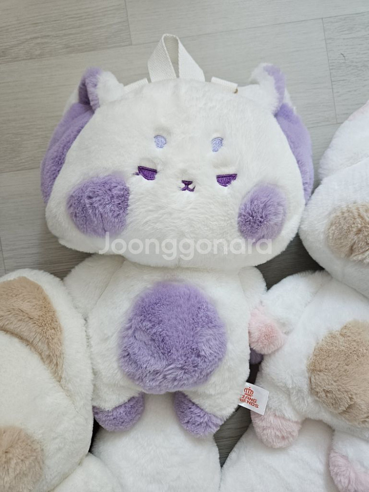 볼큰 여우&고양이 인형 백팩 인형--2