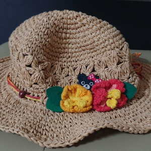 미키하우스 여름 모자 밀짚 모자