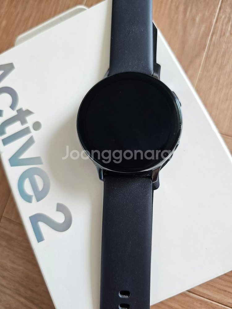 갤럭시 액티브워치2 44mm 블랙 (스테인리스) 팝니다--0