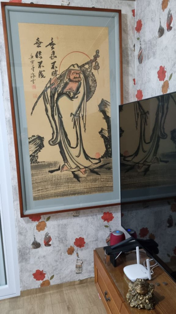 혜운스님 진품달마도 이미지