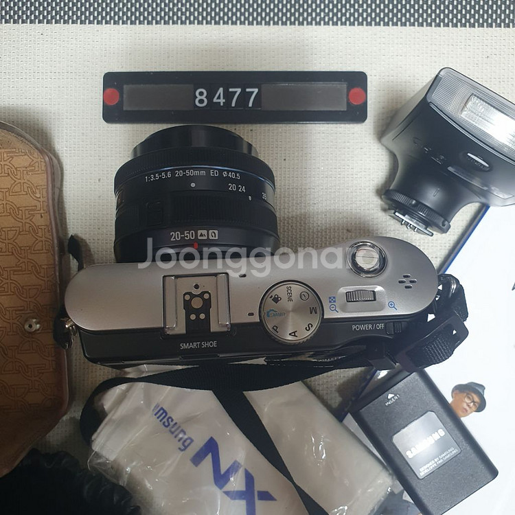 삼성 NX 100 디지털카메라 블랙바디 가방세트--2