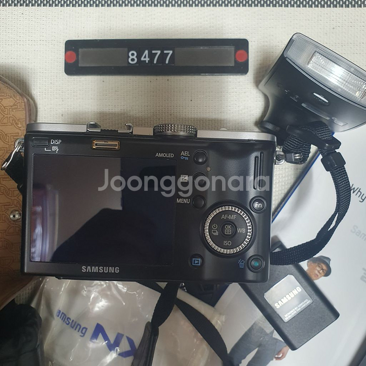 삼성 NX 100 디지털카메라 블랙바디 가방세트--3