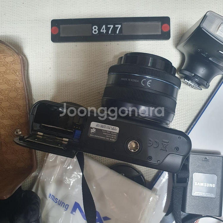 삼성 NX 100 디지털카메라 블랙바디 가방세트--5