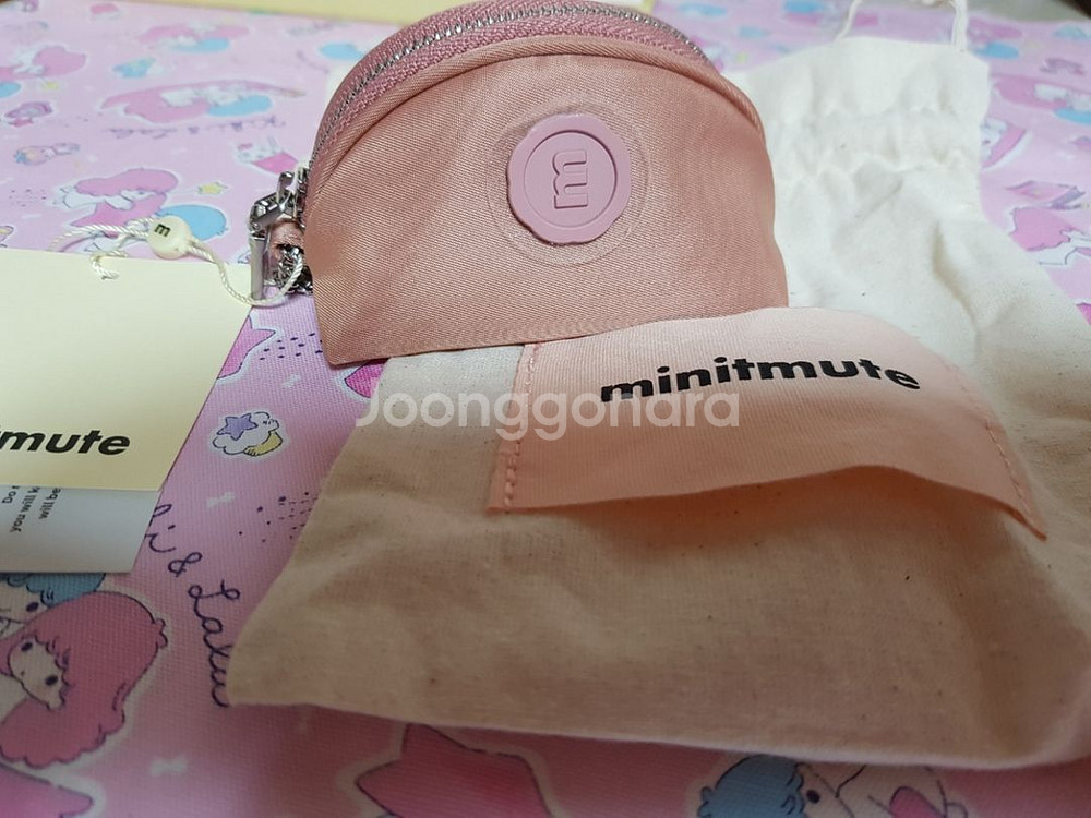 미닛뮤트 클로파우치 키링 소프트핑크--0