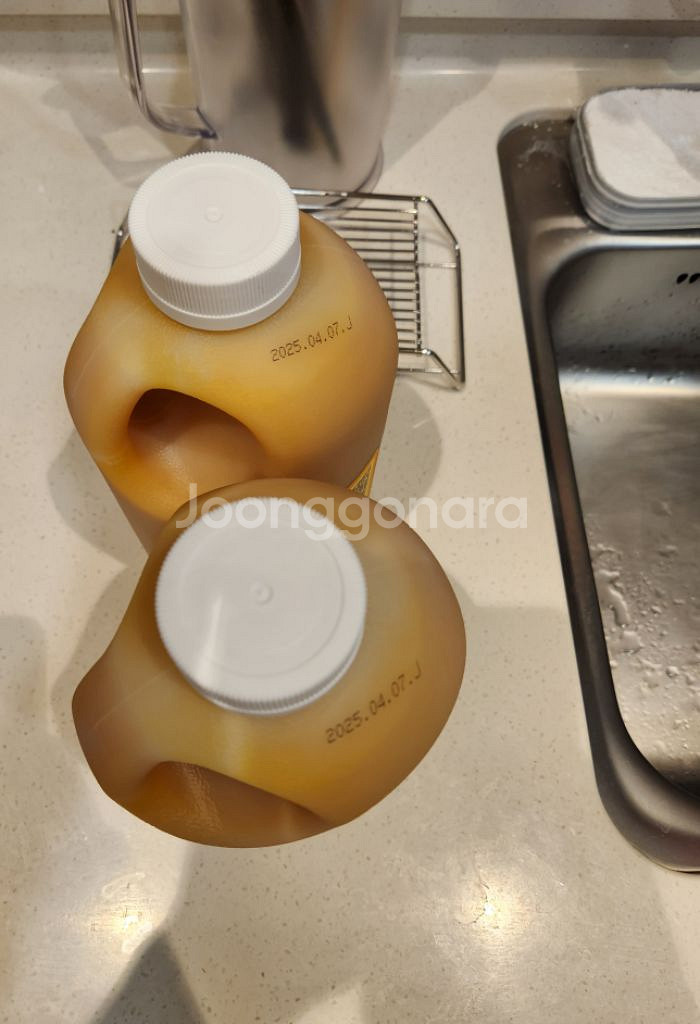 흥국 오렌지농축액 1.5L(미개봉) 2통--2