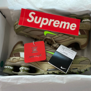 슈프림 샥스 올리브 260 supreme shox