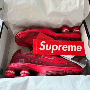 슈프림 샥스 레드 260 supreme shox red