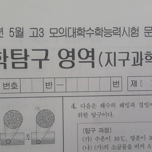 수능 대성 더 프리미엄 모의고사 5월 지구과학1