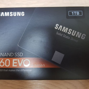 (미개봉) 삼성SSD 860 EVO 1TB 팝니다.