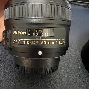 니콘 af-s 50mm 1.8 렌즈 팝니다
