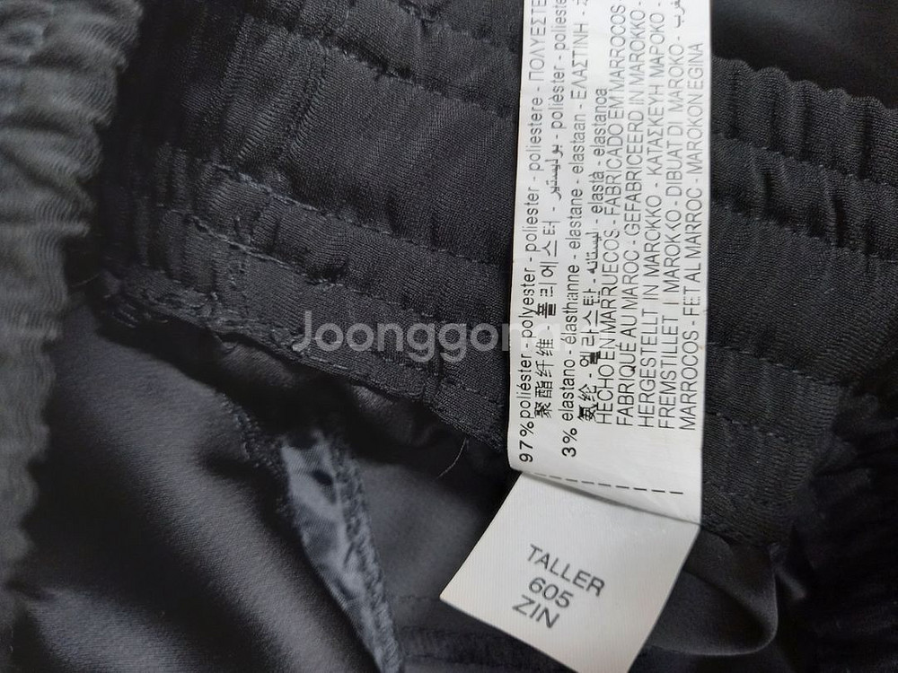 자라 ZARA 춘하 쉬폰 일자통팬츠 77.88--6