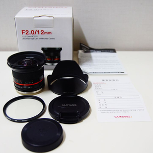 [소니용] 삼양옵틱스 12mm f2.0 미러리스용