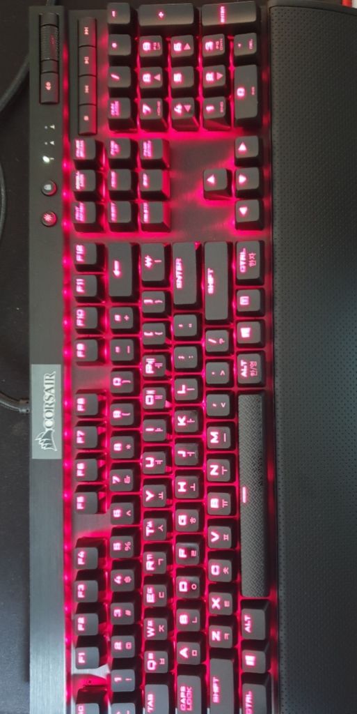 커세어 K70 LUX 적축 RED LED 기계식키보드