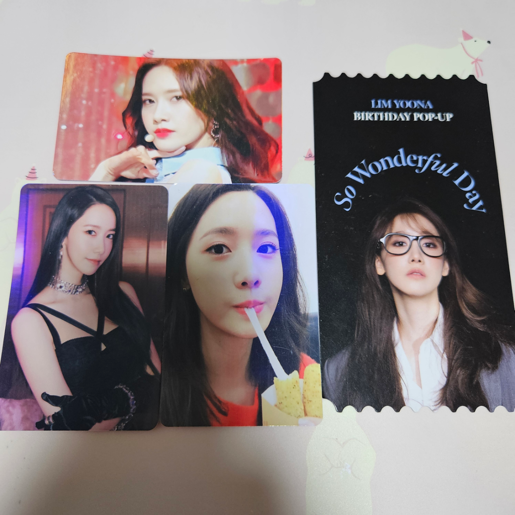 소녀시대 윤아 포토카드