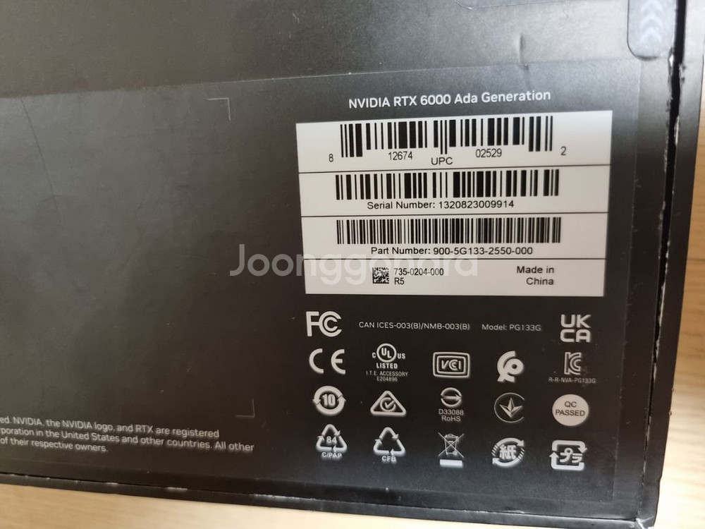 NVIDIA RTX A6000 ADA 48GB 판매--1