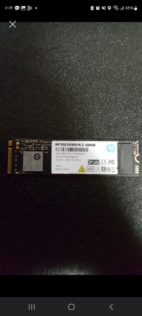 HP M.2 NVME SSD 500G