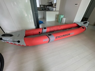 낚시 카약(카누)고무 보트(인텍스 익스커션 프로 K2)--1