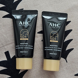 AHC 마스터즈 아쿠아리치 썬크림 10ml 2개