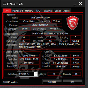 i7 10700 cpu