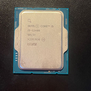 인텔 i5 12400 정품 cpu 팝니다