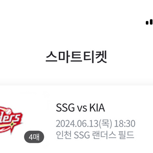 6월13일 ssg랜더스 vs기아타이거즈