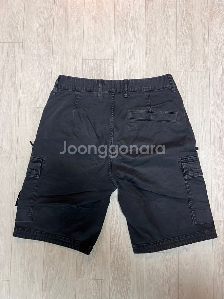 스톤아일랜드 카고 와펜 패치 버뮤다 팬츠--2