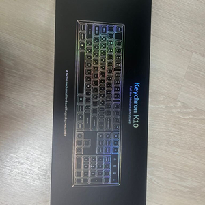 키크론 k10 RGB 저소음 적축 키보드