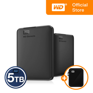 WD Portable 5TB 외장하드 단순 개봉 풀박스