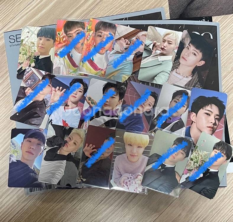 세븐틴 공식포카 판매--1