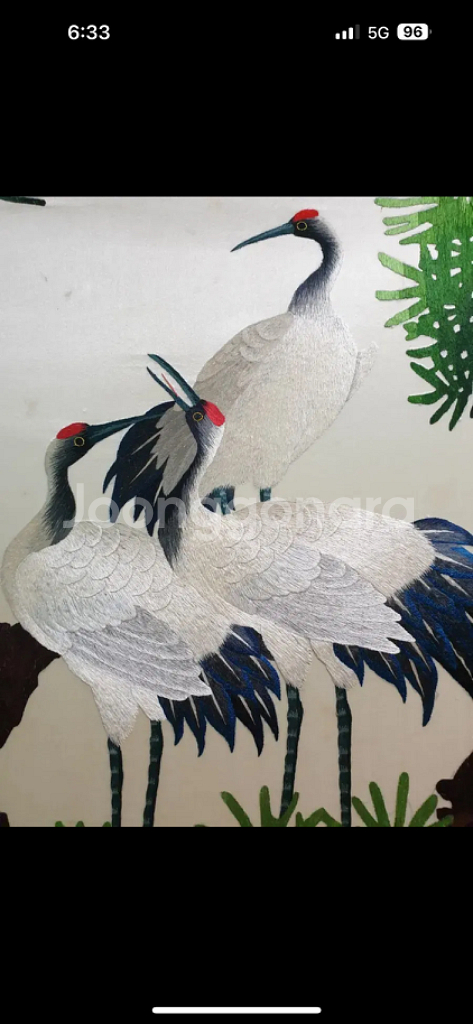 자수 일지병풍 상태 최상 손자수병풍--5