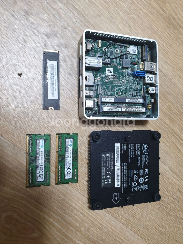 미니pc 인텔 누크 NVMe ssd장착 모니터포함--8