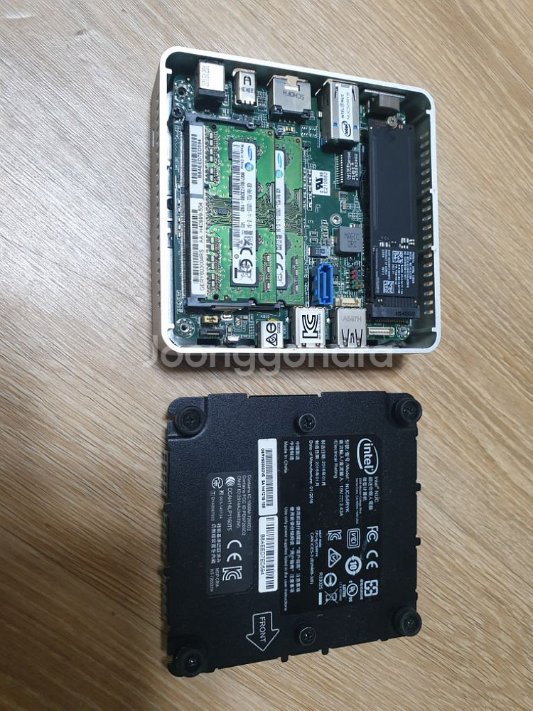 미니pc 인텔 누크 NVMe ssd장착 모니터포함--9