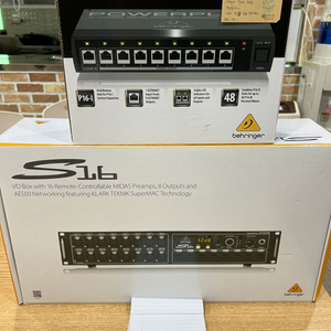 Behringer 베링거 S16 + p16-d