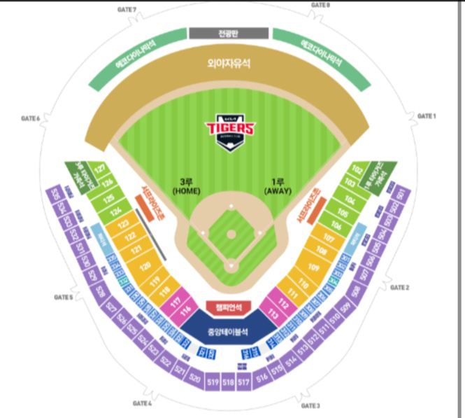 6/21 기아vs한화 1루 응원석 양도합니다