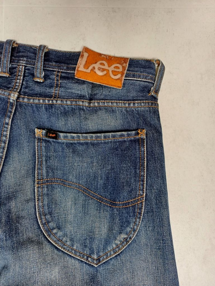 남성 리 일판 슬림핏 데님 일자청바지 (34) 이미지