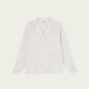 Maze Pocket Blouse - Ivor 리본빗