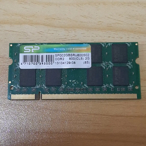 실리콘파워 노트북용 DDR2 2G 램 (SP002GB