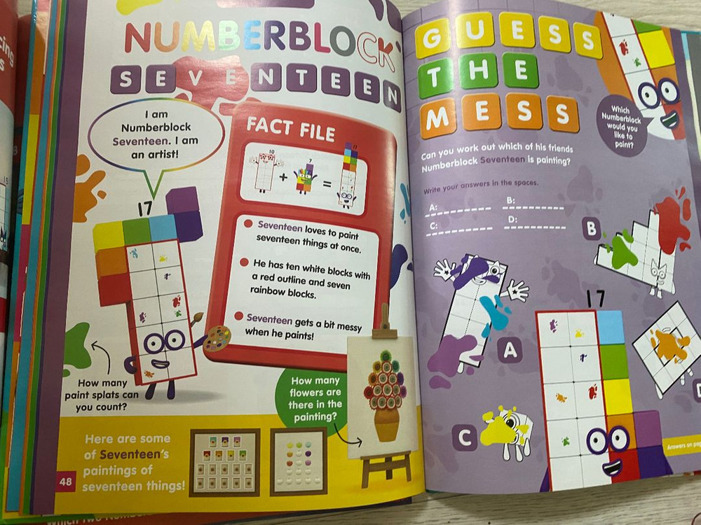 넘버블럭스 numberblocks 1-10, 11-20 이미지