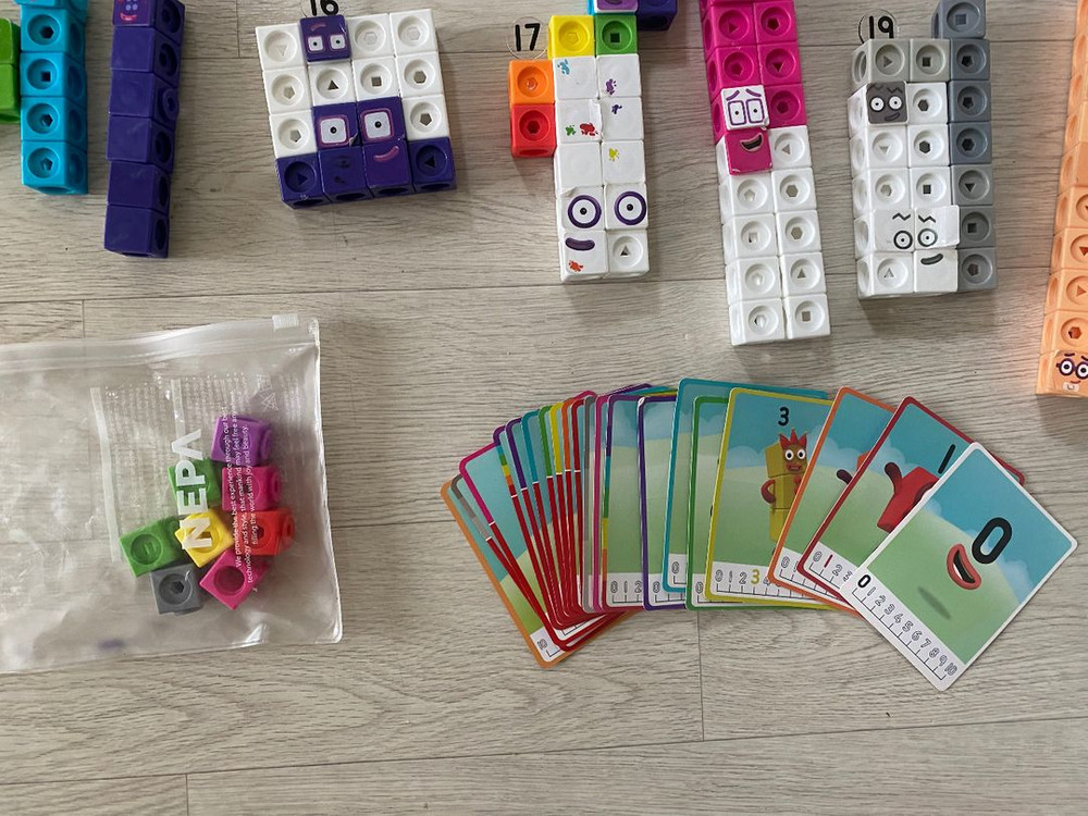 넘버블럭스 numberblocks 1-10, 11-20 이미지