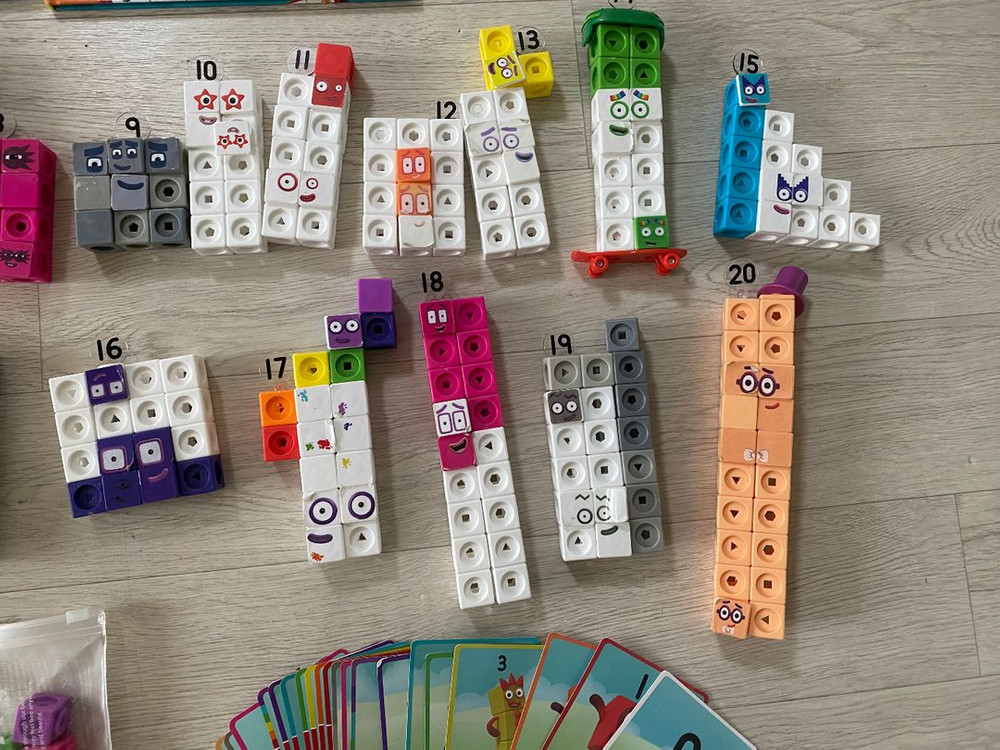 넘버블럭스 numberblocks 1-10, 11-20 이미지