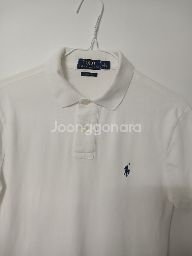 여성 폴로랄프로렌 반팔 카라티셔츠(화이트.95)--1